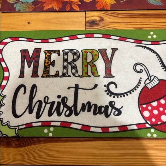 Evergreen Sassafras Festive Holiday Doormat Insert Set - Picture 4 of 8